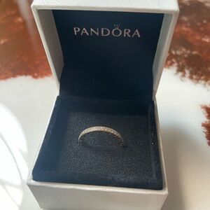 PANDORA rose gold band